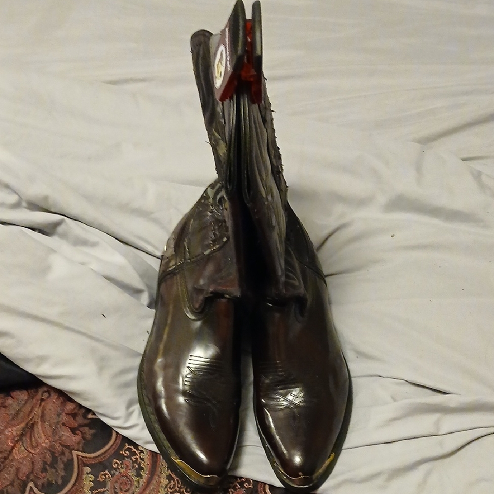 Laredo Dark Brown Cowboy Boots